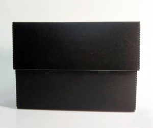 Black Document Storage Box 10-1/4H x 12-1/4W x 5D