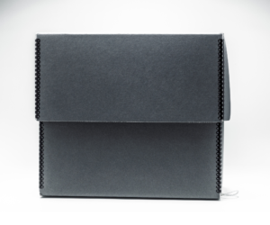 Gray and White Document Storage 10-1/4H x 15W x 5D